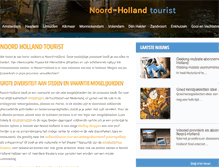 Tablet Screenshot of noord-holland-tourist.nl